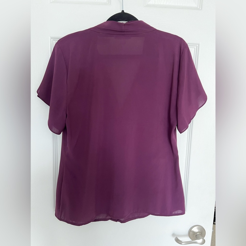 Purple Calvin Klein Blouse - Picture 4 of 4